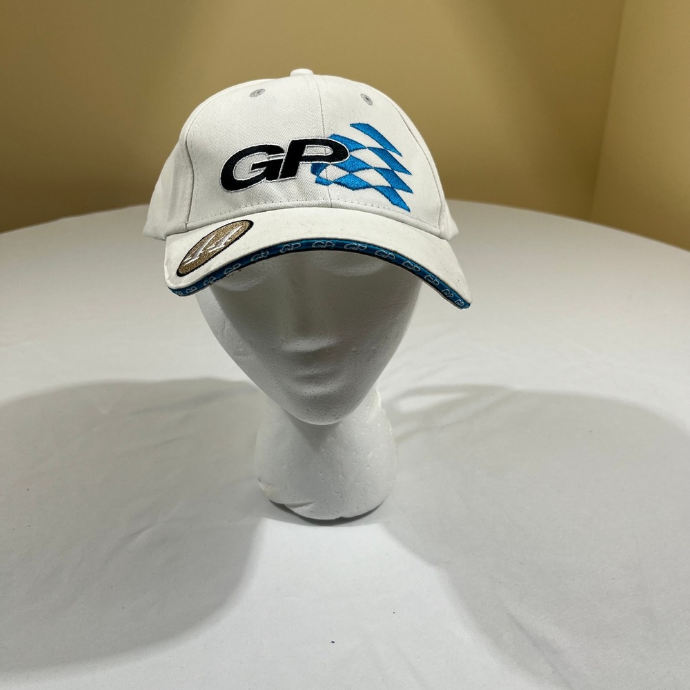Gootickets Grand Prix Racing Hat White Blue GP 44 Limited Edition